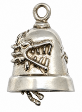 Load image into Gallery viewer, Sterling Silver Dragon Motorcycle Collectible Ride Bell Gremlin Bell