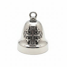 Load image into Gallery viewer, Latin Cross Ride Bell® Religious Motorcycle Bell Stainless Steel RB74