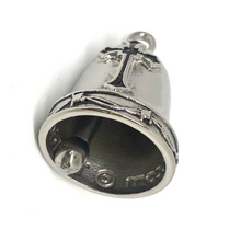 Load image into Gallery viewer, Stainless Steel Motorcycle Ride Bell ® Christian Religious Cross