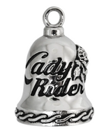 Large Lady Rider Motorcycle Ride Bell® Stainless Steel RB1L