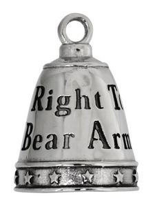Larger Motorcycle Biker Ride Bell® Second Amendment Stainless Steel