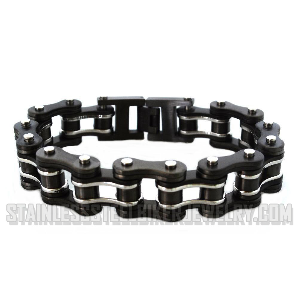 Men's Heavy Metal Motorcycle Bike Chain Bracelet