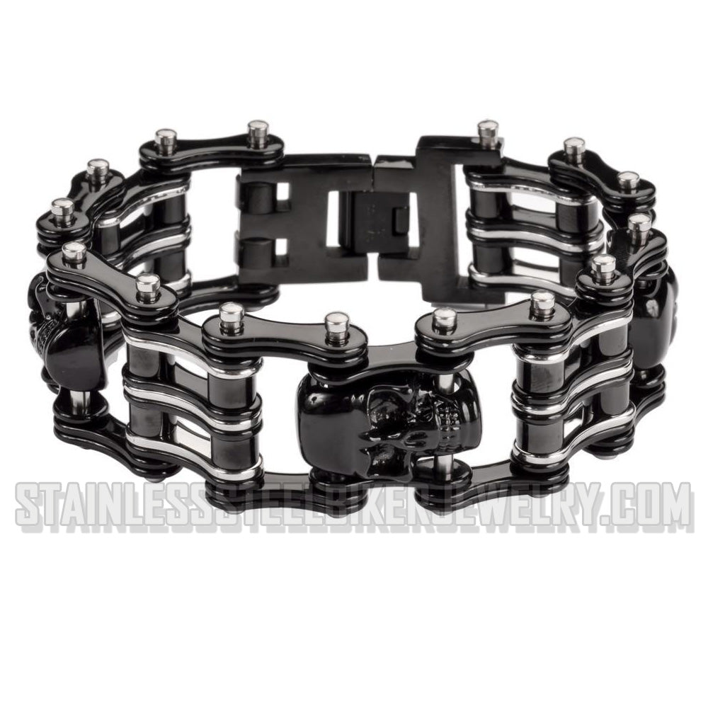 Men's Heavy Metal Motorcycle Bike Chain Bracelet