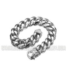 Load image into Gallery viewer, Stainless Steel Designer Curb Link Men&#39;s Bracelet