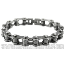 Load image into Gallery viewer, Heavy Metal Jewelry Men&#39;s Motorcycle Bike Chain Bracelet Stainless Steel Antiqued Edition