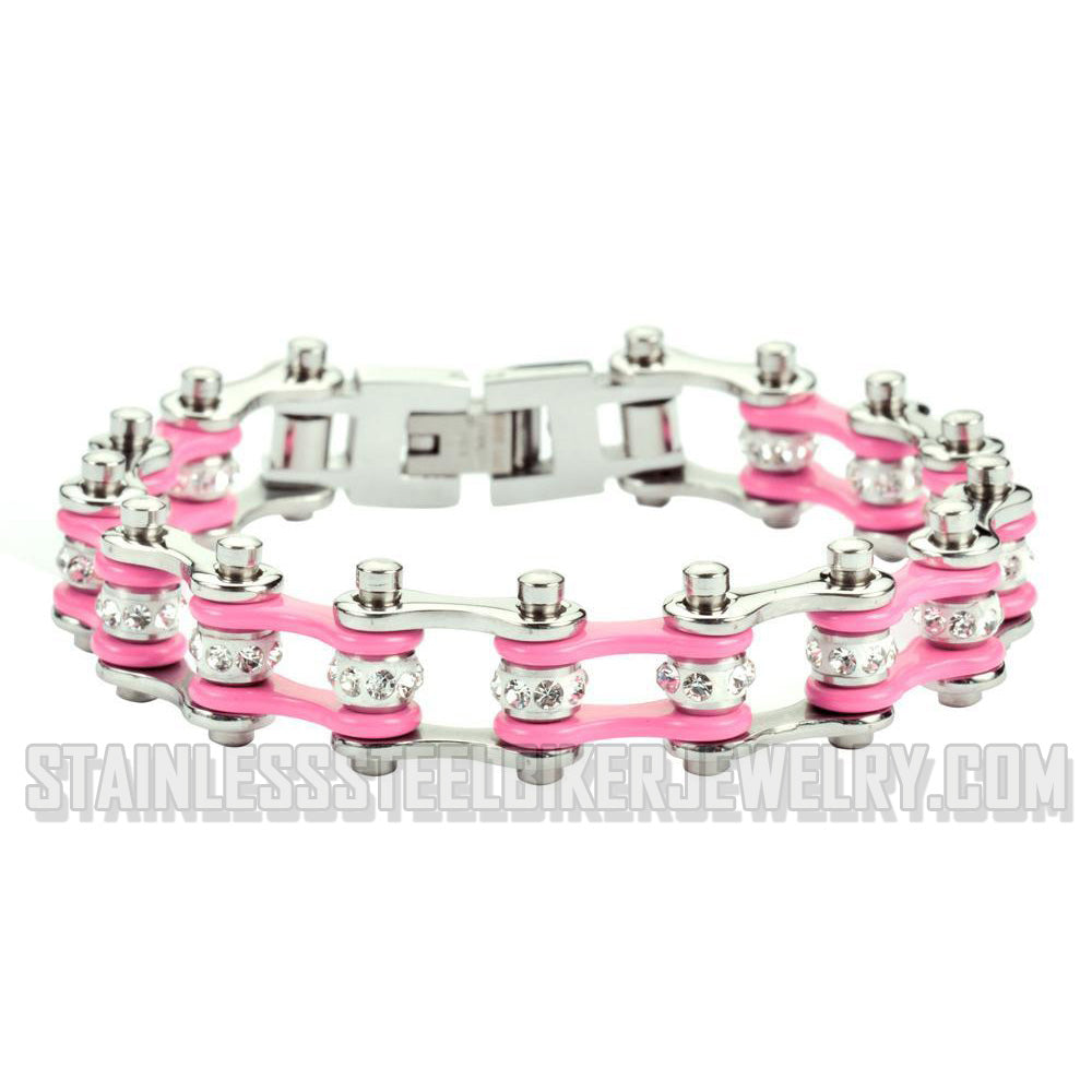 Hot Pink Chain Bracelet