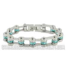 Load image into Gallery viewer, Heavy Metal Jewelry Ladies Bike Chain Stainless Steel Bracelet March Edition