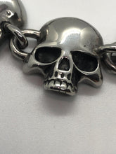 Load image into Gallery viewer, Punisher Skull Stainless Steel Biker Bracelet Unisex