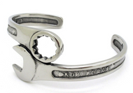 Mechanic's Jewelry Men's Wrench Cuff Bracelet Stainless Steel SB47