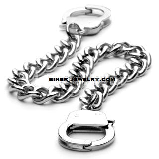 Unisex Handcuff Bracelet Stainless Steel