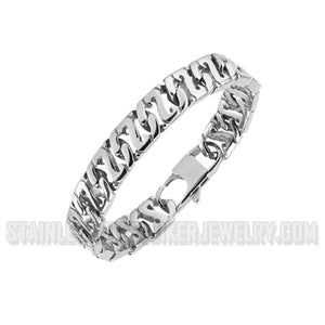 Heavy Metal Jewelry Stainless Steel Fancy Designer Bracelet