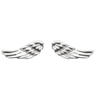 Simple Angel Wing Post Earrings Stainless Steel SE40