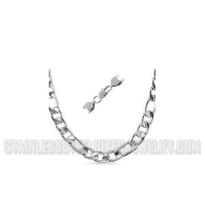 Heavy Metal Jewelry Figaro Men's or Ladies Necklace Stainless Steel