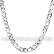 Load image into Gallery viewer, Heavy Metal Jewelry Figaro Men&#39;s or Ladies Necklace Stainless Steel