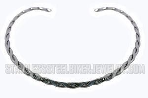 Heavy Metal Jewelry Ladies Cuff Necklace Stainless Steel