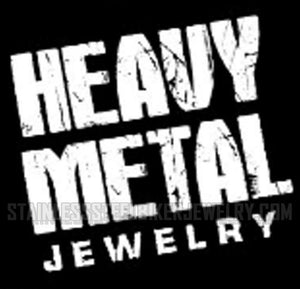 Heavy Metal Jewelry Men's Gunmetal Brushed Finish Cuban Link Bracelet  Stainless Steel