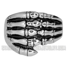 Load image into Gallery viewer, Heavy Metal Jewelry Men&#39;s Skeleton Hand Stainless Steel Ring