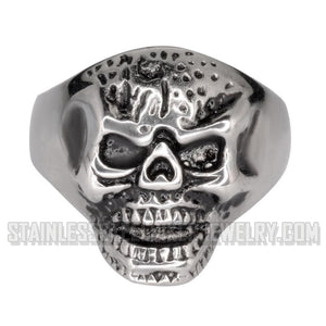 Heavy Metal Jewelry Men's Mister Skull Stainless Steel Ring