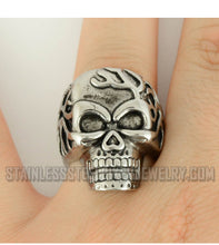 Load image into Gallery viewer, Heavy Metal Jewelry Men&#39;s Mad Man Skull Stainless Steel Ring