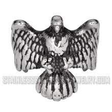 Load image into Gallery viewer, Heavy Metal Jewelry Men&#39;s American Bald Eagle Stainless Steel Ring