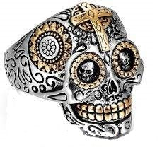 Skull Jewelry Unisex Crazy Skull Ring Stainless Steel