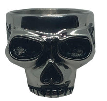 Load image into Gallery viewer, Stainless Steel Men’s Skull Biker Ring