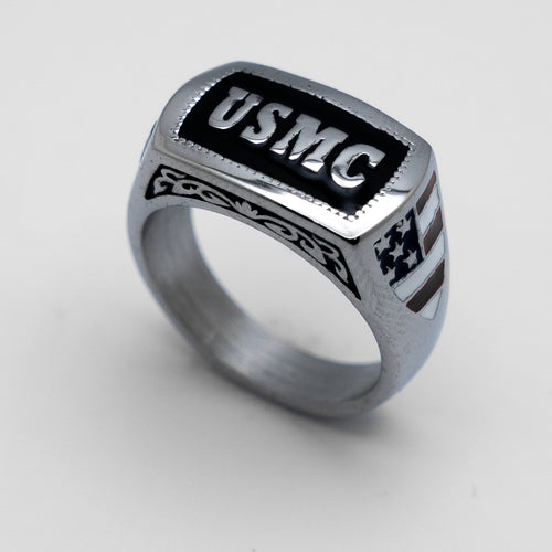 USMC MARINE Ring Stainless Steel