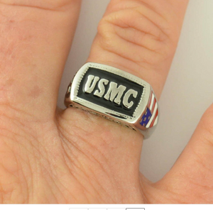 USMC MARINE Ring Stainless Steel