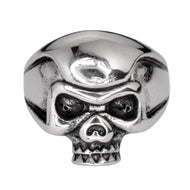 Punisher Skull Ring<br>Men's Biker Jewelry<br>Stainless Steel SR158