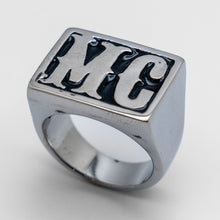 Load image into Gallery viewer, MC Motorcycle Biker Ring Stainless Steel