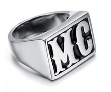 Load image into Gallery viewer, MC Motorcycle Biker Ring Stainless Steel