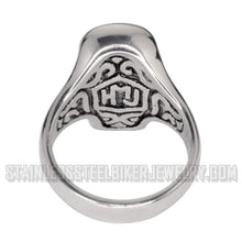 Load image into Gallery viewer, Heavy Metal Jewelry Anonymous Mask Ring Stainless Steel
