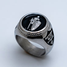 Load image into Gallery viewer, Heavy Metal Jewelry Men&#39;s Armor of God Stainless Steel Ring