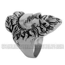 Load image into Gallery viewer, Heavy Metal Jewelry Men&#39;s Caesar Ring Stainless Steel
