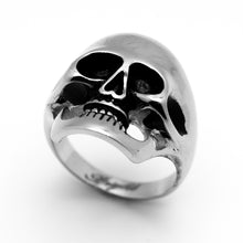 Load image into Gallery viewer, Large Men&#39;s Skull Ring Stainless Steel