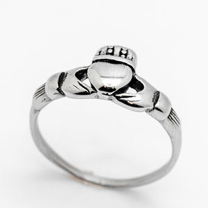 Men’s and Ladies Claddagh Wedding Band Stainless Steel Ring