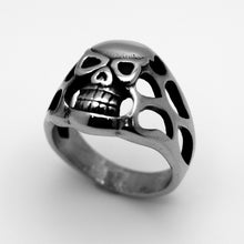 Load image into Gallery viewer, Open Skull Ring Biker Stainless Steel Ring SR7