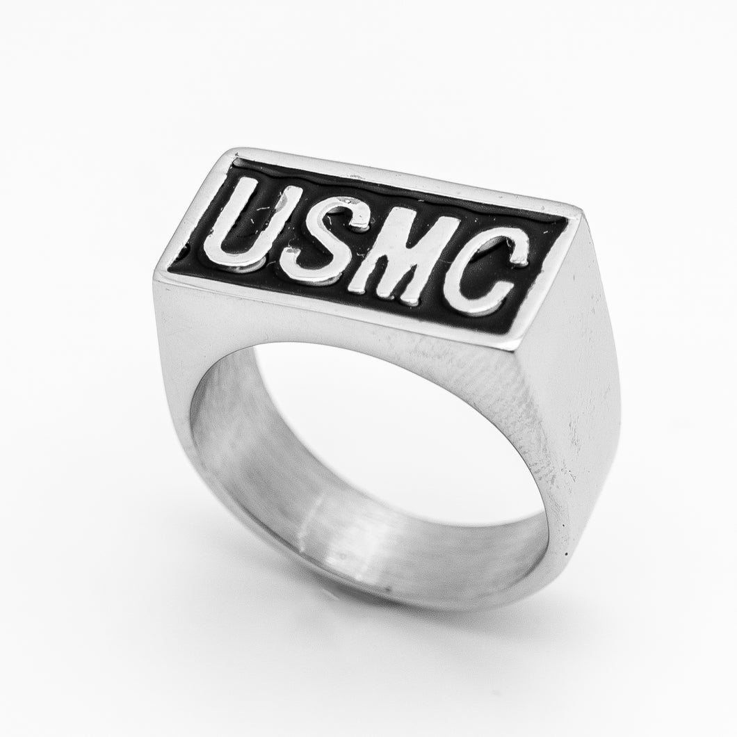 USMC - MARINE Ring Stainless Steel Unisex