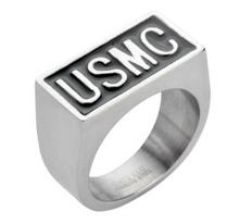 Load image into Gallery viewer, USMC - MARINE Ring Stainless Steel Unisex